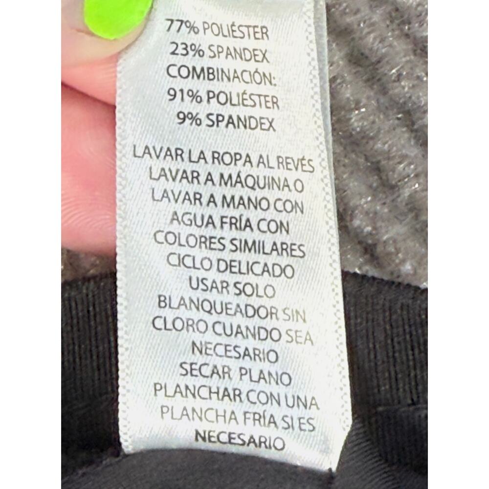 Rachel Zoe Charcoal Grey Elastic Waist Stretch Joggers L - Picture 4 of 7